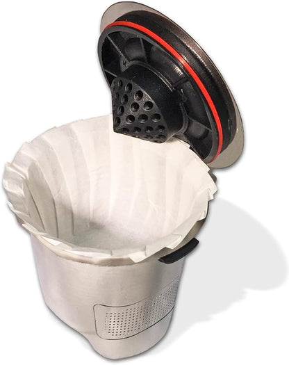 Ekobrew Universal Optional Paper Filters for Refillable K-cups for Keurig Brewers, 300 Count