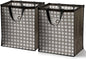 Lily queen Recycle Bin Bags for Kitchen Home Trash Cans Sorting Bins 12 Gallon Set of 2