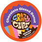 Crazy Cups Flavored Coffee Pods - Chocolate Glazed Donut, Medium Roast, 80 Count (Pack of 1) for Keurig K-Cup Machines - Hot or Iced Coffee, Recyclable Pods