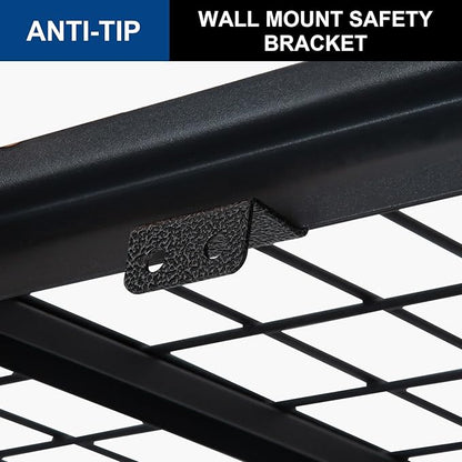 BILT HARD Garage Shelving 3000 LBS 36" W x 18" D x 72" H, Heavy Duty 5-Tier Metal Shelving Units with Adjustable Shelf, Steel Wire Utility Storage Shelves