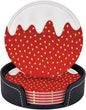 6 Pack Funny Strawberry Coaster