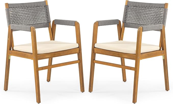 Christopher Knight Home Pasco Acacia Wood Outdoor Dining Table Set