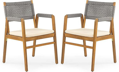 Christopher Knight Home Pasco Acacia Wood Outdoor Dining Table Set