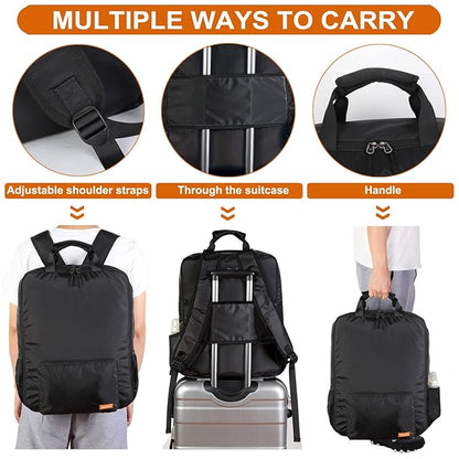 Mactso Stroller Travel Bag Compatible with GB Pockit and GB Pockit Air Plus All Terrain, Lightweight Stroller Travel Backpack for Airplane (Black, M)