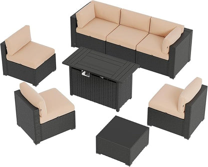 Aoxun 8 Piece Patio Furniture Set