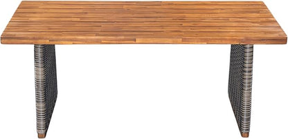 Christopher Knight Home Pasco Acacia Wood Outdoor Dining Table Set