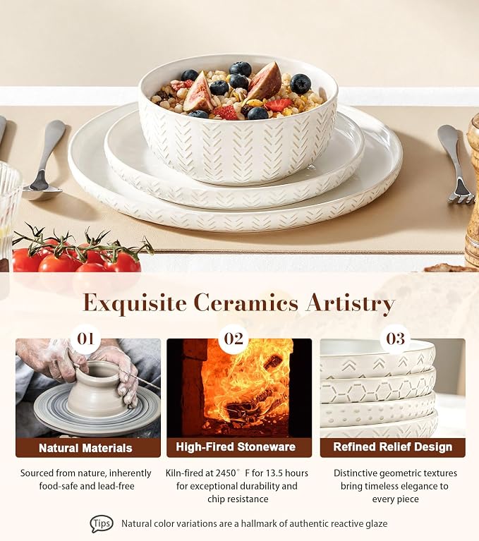 Lareina 18 Piece Dinnerware Sets