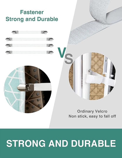 Extra Thick Ironing Board Cover and Pad,15x54 Reflective Silicone Ironing Board Cover Resist Scorching and Staining Standard Size Ironing Board Covers with Padding Elastic Edges 4 Fasteners