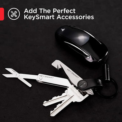 KeySmart Keychain Key Holder - Compact Key Organizer for Key Chain, EDC Key Chains, Key Ring Keychains