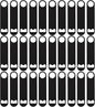 30 Pcs Flat Bottle Opener 7 Inch Black Stainless Steel Beer bottle Openers Heavy Duty Bar Blade Solid Bottle Cap Opener Funny Bartender Bottle Opener for Kitchen Restaurant Party Supplies