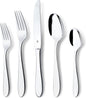 Modern Silverware Set, 18/10 Stainless Steel Flatware, Mirror Finish, Dishwasher Safe, Elegant Cutlery for Home and Dining, Built to Last (40-Piece, Razzoli)