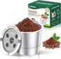 CAPMESSO Reusable K Cups for Keurig: 2025 Updated My K cup Metal Coffee Filter Refillable Coffee Pods with 5 Holes - for K Supreme/K Slim/K-Duo Gen2/K-Brew Chill with MultiStream Technology (1 Pack)