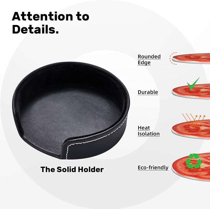 6 Pack Tomato Slice Coaster for Drinks