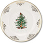 Spode Christmas Tree Gold Dinner Plate, 10 Inch - Celebratory Holiday Serveware, Classic Holiday Plate with Nostalgic, Festive Design - Fine Porcelain, Warm Oven & Dishwasher Safe