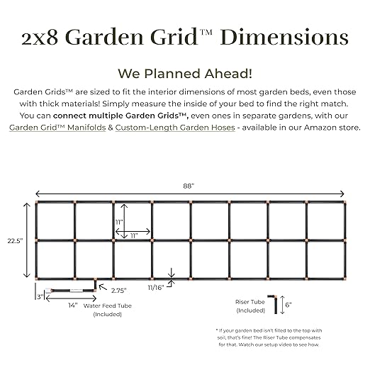 The Garden Grid | Preassembled Garden Watering System