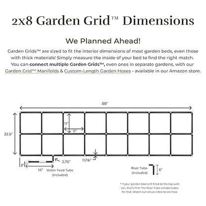 The Garden Grid | Preassembled Garden Watering System