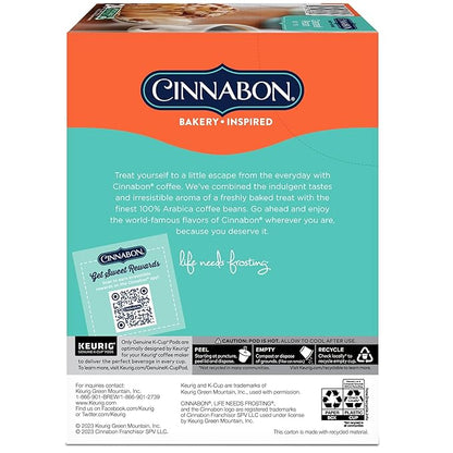 Cinnabon Caramel Pecan Coffee, Keurig Single Serve K-Cup Pods, 96 Count