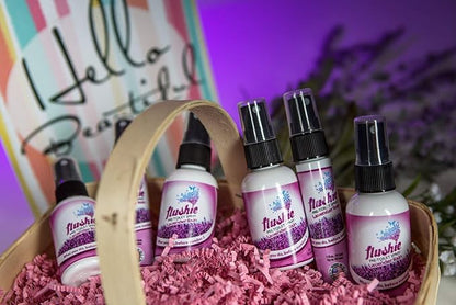 Flushie Pre-Toilet Sprays for Poop Travel Size Toiletries Bathroom Spray for Poop Spray for Toilet Deodorizer Traveling Essentials Poop deodorizer Poop Odor eliminator