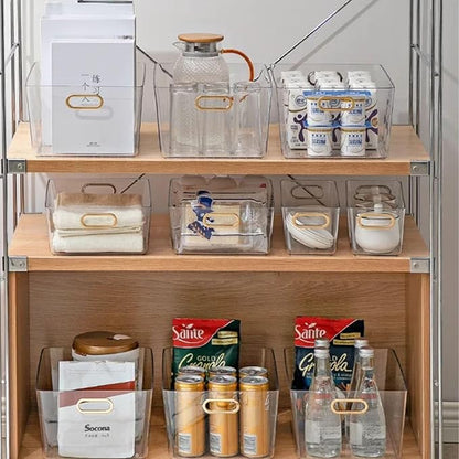 Clear Plastic Storage Bins Kitchen Organization, Pantry Storage, Fridge Organizer, Pantry Organization and Storage Bins, Cabinets Organizers, Bathroom storage bins - 3M