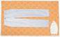 Encasa XO Ironing Mat/Pad (Large 48"x28") with 3mm Padding & Silicone Iron Rest for Steam Pressing on Tabletop or Bed - Heat Resistant, Portable, Quilting & Travel Blanket - Peach Tiles
