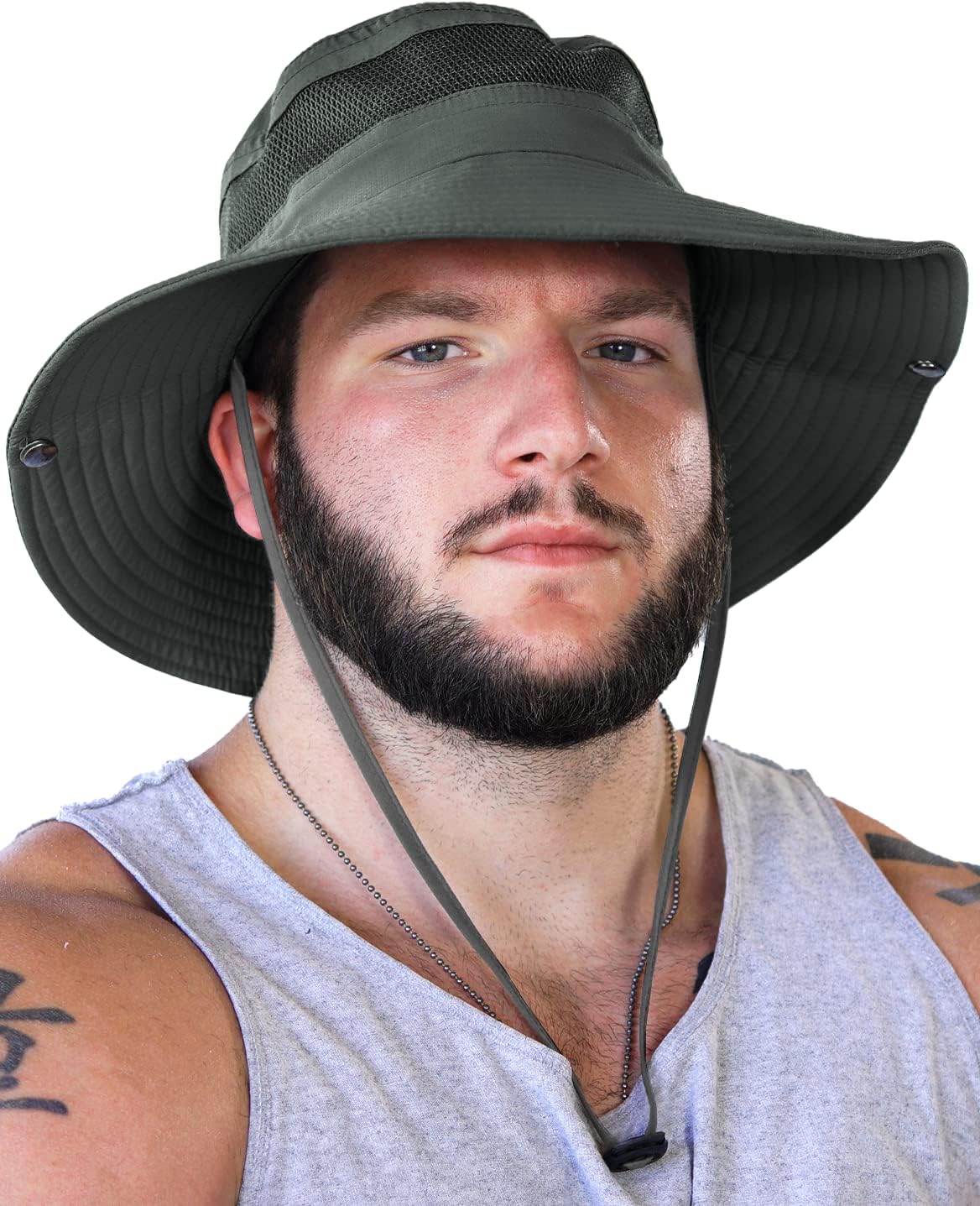 GearTOP Safari Sun Hat for Men and Sun Hats for Women UV Protection UPF 50+ Hiking, Gardening, Fishing