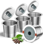 RETHONE Reusable K Cup for Keurig: Stainless Steel K Cup Coffee Pods Compatible with Keurig 1.0 & 2.0 Coffee Makers Machine, BPA-Free Refillable Coffee Filters with Tight Seal, Easy to Clean