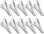 10PCS Serving Tongs, Small Kitchen Tongs,XEVOM Stainless Steel small Appetizer Tongs Mini Sugar Ice (5 Inch)
