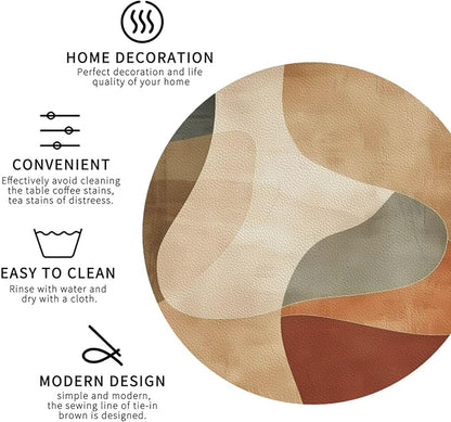 Minimal Abstract Shapes Print Coasters