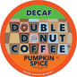 Double Donut Pumpkin Spice Medium Roast Flavored Decaf Coffee Pods for Keurig K-Cup Makers from Double Donut, 96 Capsules