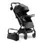 Mompush Lithe V2 Lightweight Travel Stroller, Compact Foldable Baby Stroller with Travel Bag, One-Hand Fold Stroller, Snack Tray, Mechanical Recline Seat, Airplane-Ready, Organizer & Rain Cover