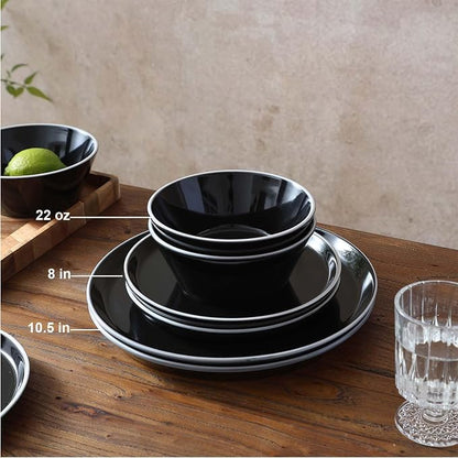 Famiware Saturn Dinnerware Sets, Ceramic Plates and Bowls