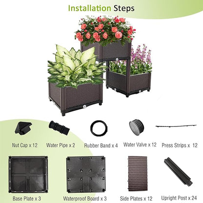 Raised Garden Bed with Legs Planters