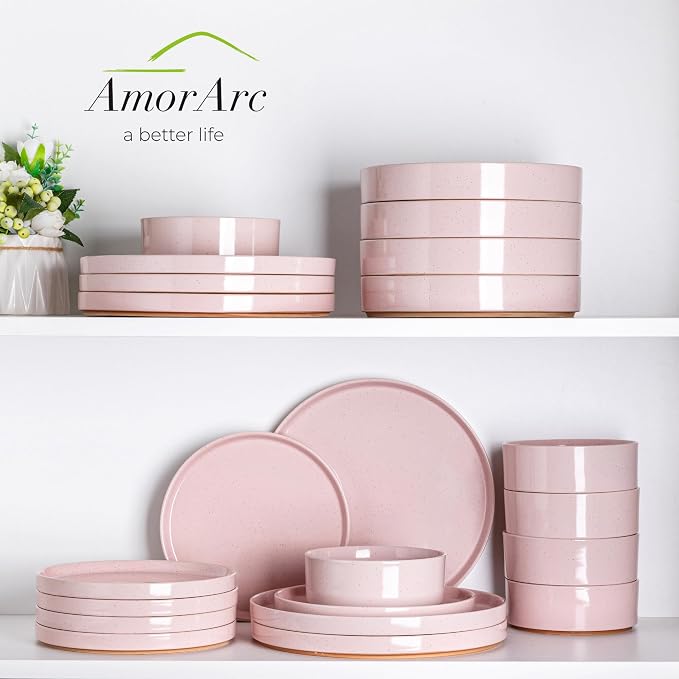 AmorArc Stoneware Dinnerware Sets