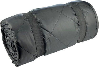 DOWN UNDER OUTDOORS Large Waterproof Windproof Extra Thick 350 GSM Quilted Fleece, or Sherpa Stadium Blanket