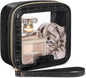 PACKISM TSA Approved Toiletry Bag - Upgrade Color-Edged Clear Makeup Bags, Clear Toiletry Bags For Traveling Fits Various Storage Needs