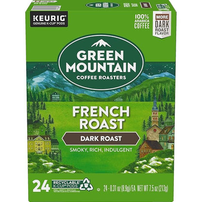 Green Mountain Coffee French Roast, K-Cup Portion Pack for Keurig K-Cup Brewers, 24-Count