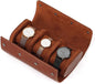 JOYIR Watch Roll for Travel, Genuine Leather Watch Case Organizer with 3 Pillows | Portable Storage & Display Case for Men, Women | Ideal Gift for Father's Day, Birthday, Christmas