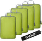 BAGAIL 6 Set Ultralight Compression Packing Cubes Packing Organizer for Travel Accessories Luggage Suitcase Backpack