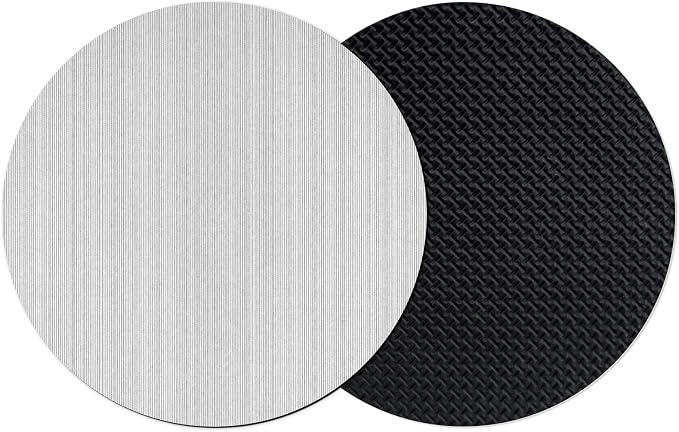 Gray Thin Lines Coasters Set of 2, Absorbent Coasters