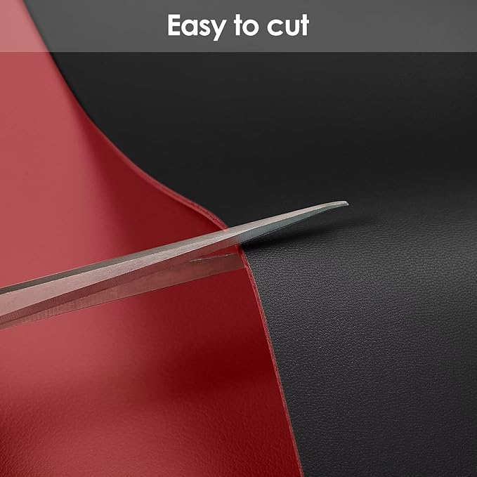 Dresser Top Cover - Can Be Used On Both Sides Waterproof and Easy to Clean Good Flatness Used for Dresser Table(Black+Wine Red 10x39)