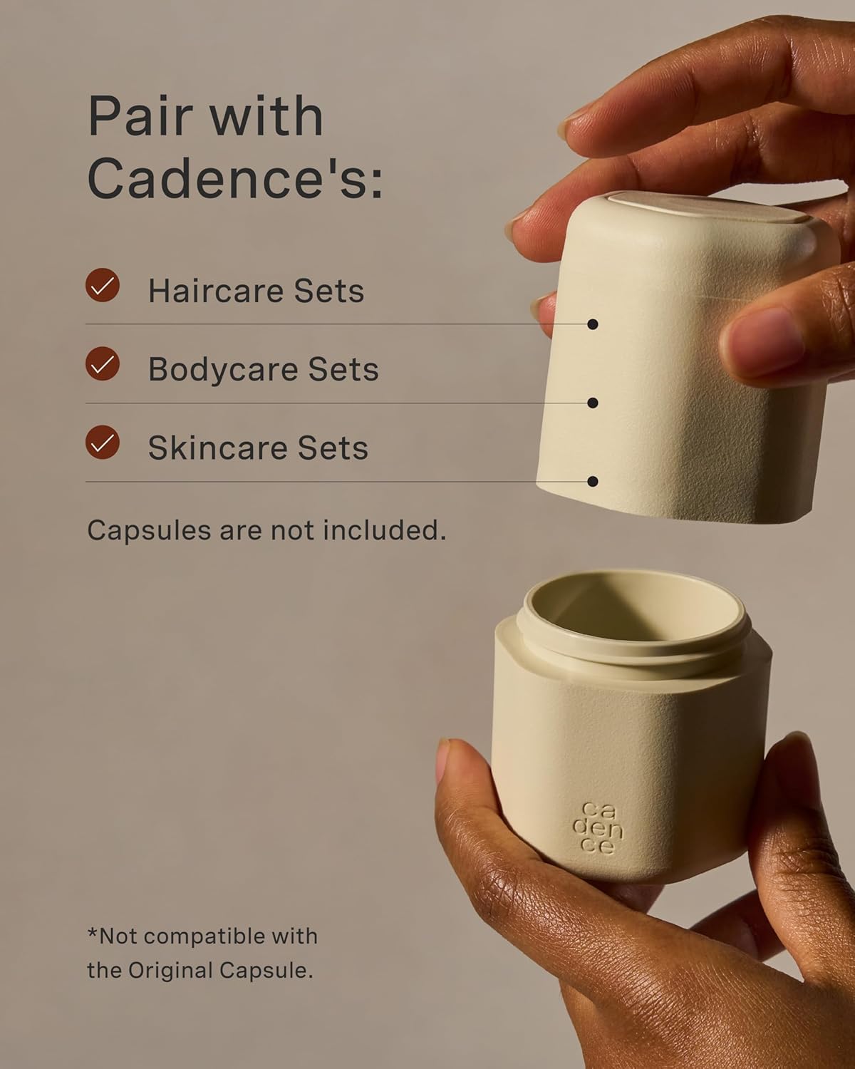 Cadence Extender - Add On to Any Flex Magnetic Containers with Lids,Extension to Travel Bottles for Toiletries - Carry On Travel Essentials For Women/Men - Adds Additional 1.43 fl oz - 3pk, Eucalyptus