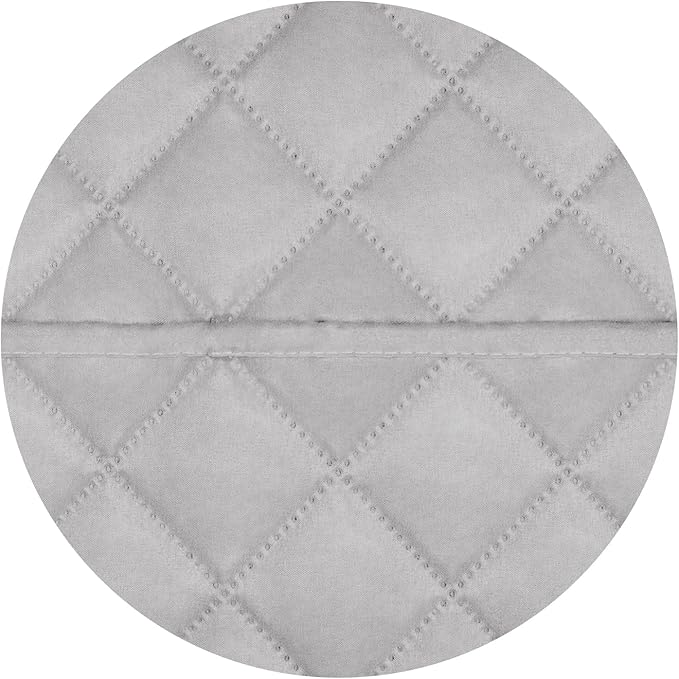 PureFit Reversible Quilted Sofa Cover, Water Resistant Slipcover Furniture Protector, Washable Couch Cover with Non Slip and Elastic Straps for Kids, Dogs (Oversized Recliner, Light Gray/Light Gray)