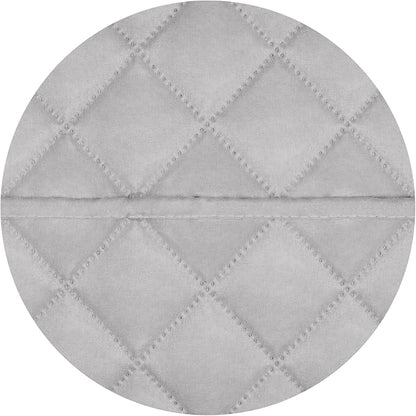 PureFit Reversible Quilted Sofa Cover, Water Resistant Slipcover Furniture Protector, Washable Couch Cover with Non Slip and Elastic Straps for Kids, Dogs (Oversized Recliner, Light Gray/Light Gray)