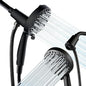 Filtered Handheld Shower Head with Chlorine Filter - 10 High Pressure Spray Modes, Magnetic Mount, 71-Inch Hose, Water Saving & Easy Install (Matte Black)