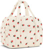Corduroy Lunch Box Lunch Bag for Women Men, Cute Strawberry Small Insulated Reusable Work Leakproof Simple Lunch Boxes Tote Bag Adults Cooler Bag