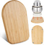 VEVOR Mixer Slider Mat for Tilt Head Kitchen Aid 4.5-5 Qt Stand Mixer, kitchenaid Mixer Slider with PTFE Feet, Kitchen Countertop Storage Accessories Moving Tray attachments (Natural Wood)