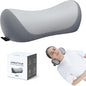Neck Cervical Pillow Cervical Traction Device Lumbar Support Memory Foam Roll Pillow Muscle Relief Shoulder Pain Relaxer Grey
