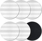 Minimalist Geometric Coasters Set of 6, Absorbent Coasters
