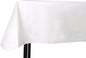 Yourtablecloth Heavy Duty Vinyl Rectangle or Square Tablecloth – 6 Gauge Heavy Duty Tablecloth – Flannel Backed – Wipeable Tablecloth with Vivid Colors & Many Sizes 52 x 70 White