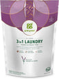 Grab Green 3-in-1 Laundry Detergent Pods, 24 Count, Lavender Vanilla Scent, Plant and Mineral Based, Superior Cleaning Power, Stain Remover, Brightens Clothes